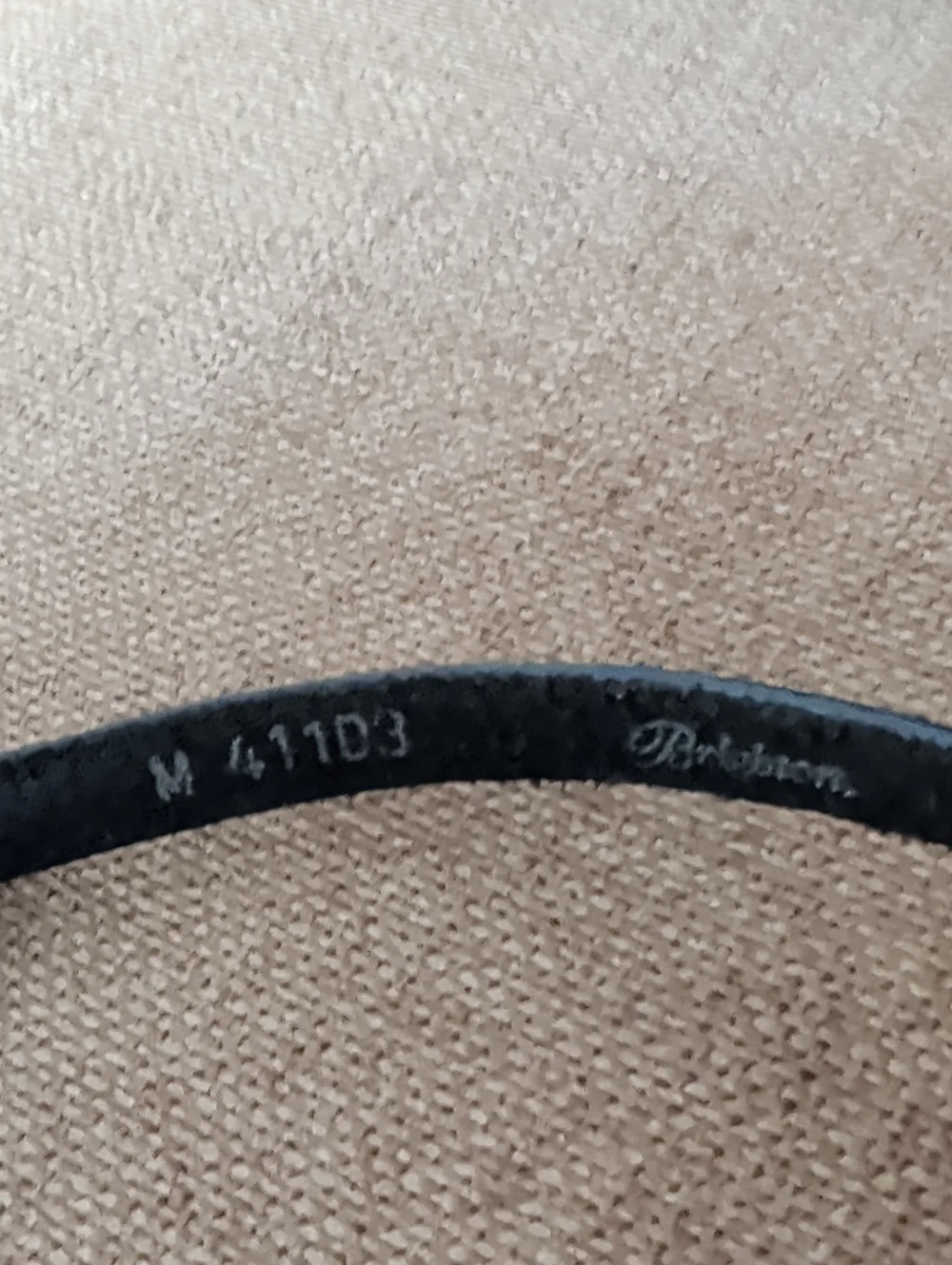 Brighton Women's Narrow Leather Belt Size M